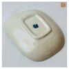 VIETNAM HAND-PAINTED CERAMIC - SLAY SQUARE PLATE IN BLUE FLOWERS 8 VIETNAM HAND-PAINTED CERAMIC - SLAY SQUARE PLATE IN BLUE FLOWERS - Ảnh 4