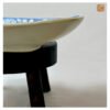 VIETNAM HAND-PAINTED CERAMIC - SLAY SQUARE PLATE IN BLUE FLOWERS 9 VIETNAM HAND-PAINTED CERAMIC - SLAY SQUARE PLATE IN BLUE FLOWERS - Ảnh 5