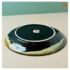 VIETNAM HANDMADE CERAMIC FLAT ROUND PLATE D30 - Ảnh 6