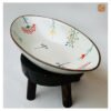 VIETNAM HAND-PAINTED CERAMIC - BOAT SHAPED BOWL IN DRAGONFLY PATTERN 6 VIETNAM HAND-PAINTED CERAMIC - BOAT SHAPED BOWL IN DRAGONFLY PATTERN - Ảnh 2