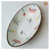 VIETNAM HAND-PAINTED CERAMIC - BOAT SHAPED BOWL IN DRAGONFLY PATTERN 7 VIETNAM HAND-PAINTED CERAMIC - BOAT SHAPED BOWL IN DRAGONFLY PATTERN - Ảnh 3