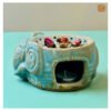 VIETNAM HANDICRAFT CERAMIC - ELEPHANT DECORATIVE BURNER 8 VIETNAM HANDICRAFT CERAMIC - ELEPHANT DECORATIVE BURNER - Ảnh 4
