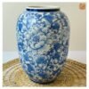 VIETNAM HAND-PAINTED CERAMIC 003 - DECORATIVE FLOWER VASE