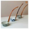 VIETNAM HAND-PAINTED CERAMIC & BAMBOO LEIDLE