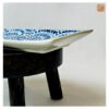 VIETNAM HAND-PAINTED CERAMIC - SUSHI TRAY IN BLUE CLIMBING 8 VIETNAM HAND-PAINTED CERAMIC - SUSHI TRAY IN BLUE CLIMBING - Ảnh 4