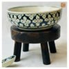 VIETNAM HAND-PAINTED CERAMIC - CEREAL BOWL IN UNIQUE PATTERN
