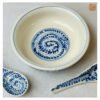 VIETNAM HAND-PAINTED CERAMIC - CEREAL BOWL IN BLUE CLIMBING PATTERN 5 VIETNAM HAND-PAINTED CERAMIC - CEREAL BOWL IN BLUE CLIMBING PATTERN - Ảnh 2