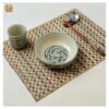 VIETNAM HAND-PAINTED CERAMIC - CEREAL BOWL IN FISH PATTERN