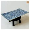 VIETNAM HAND-PAINTED CERAMIC - RECTANGLE PLATE IN BLUE PATTERN S3 5 VIETNAM HAND-PAINTED CERAMIC - RECTANGLE PLATE IN BLUE PATTERN S3 - Ảnh 2