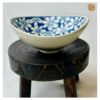 VIETNAM HAND-PAINTED CERAMIC - DESSERT BOWL IN BLUE FLOWERS PATTERN 6 VIETNAM HAND-PAINTED CERAMIC - DESSERT BOWL IN BLUE FLOWERS PATTERN - Ảnh 2