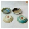VIETNAM HANDICRAFT CERAMIC DEEP ROUND SAUCE PLATE 039 6 Handicraft ceramic