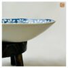 VIETNAM HAND-PAINTED CERAMIC - BOAT SHAPED IN BLUE FLOWERS PATTERN 5 VIETNAM HAND-PAINTED CERAMIC - BOAT SHAPED IN BLUE FLOWERS PATTERN - Ảnh 2