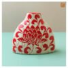 VIETNAM HANDICRAFT CARVING CERAMIC MINI VASE 003 7 Unique handmade pottery