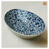 VIETNAM HAND-PAINTED CERAMIC - BOAT SHAPED IN BLUE FLOWERS PATTERN 6 VIETNAM HAND-PAINTED CERAMIC - BOAT SHAPED IN BLUE FLOWERS PATTERN - Ảnh 3