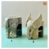 VIETNAM HANDICRAFT CERAMIC -ELEPHANT HOME DECORATION & BURNER 7 Handmade Pottery