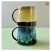VIETNAM HANDICRAFT CERAMIC COFFEE MUG 9 Unique Handmade Pottery