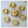 VIETNAM CERAMIC TEA SET IN CLASSIC STYLE - POT & 6 CUPS & 7 PLATES 7 VIETNAM CERAMIC TEA SET IN CLASSIC STYLE - POT & 6 CUPS & 7 PLATES - Ảnh 4