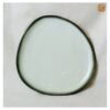 VIETNAM HANDICRAFT CERAMIC SLAY TRIANGLE PLATE - Ảnh 5