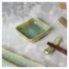 VIETNAM HANDICRAFT CERAMIC SQUARE SAUCE PLATE 040