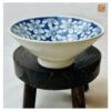 VIETNAM HAND-PAINTED CERAMIC - CONE SHAPED BOWL IN BLUE FLOWERS 6 VIETNAM HAND-PAINTED CERAMIC - CONE SHAPED BOWL IN BLUE FLOWERS - Ảnh 2