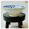 VIETNAM HAND-PAINTED CERAMIC - CONE SHAPED BOWL IN BLUE FLOWERS 7 VIETNAM HAND-PAINTED CERAMIC - CONE SHAPED BOWL IN BLUE FLOWERS - Ảnh 3