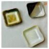 VIETNAM HANDICRAFT CERAMIC SQUARE SAUCE PLATE 040 8 VIETNAM HANDICRAFT CERAMIC SQUARE SAUCE PLATE 040 - Ảnh 3