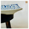 VIETNAM HAND-PAINTED CERAMIC - RECTANGLE TRAY IN BLUE FLOWERS S2 8 VIETNAM HAND-PAINTED CERAMIC - RECTANGLE TRAY IN BLUE FLOWERS S2 - Ảnh 4