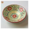 VIETNAM HAND-PAINTED CERAMIC - CONE SHAPED BOWL IN RED FLOWERS 6 VIETNAM HAND-PAINTED CERAMIC - CONE SHAPED BOWL IN RED FLOWERS - Ảnh 3