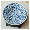 VIETNAM HAND-PAINTED CERAMIC - ICE CREAM BOWL IN BLUE FLOWERS 7 VIETNAM HAND-PAINTED CERAMIC - ICE CREAM BOWL IN BLUE FLOWERS - Ảnh 3