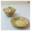 VIETNAM HAND-PAINTED CERAMIC - SMALL SOUP SET WITH LIT 5 VIETNAM HAND-PAINTED CERAMIC - SMALL SOUP SET WITH LIT - Ảnh 2