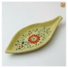 VIETNAM HAND-PAINTED CERAMIC - LEAF PLATE