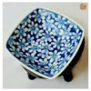 VIETNAM HAND-PAINTED CERAMIC - DEEP SQUARE BOWL IN BLUE FLOWERS 7 VIETNAM HAND-PAINTED CERAMIC - DEEP SQUARE BOWL IN BLUE FLOWERS - Ảnh 3