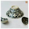 VIETNAM HAND-PAINTED CERAMIC - SOUP BOWL IN UNIQUE PATTERN - Ảnh 4