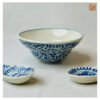 VIETNAM HAND-PAINTED CERAMIC - SOUP BOWL IN BLUE CLIMBING PATTERN 5 VIETNAM HAND-PAINTED CERAMIC - SOUP BOWL IN BLUE CLIMBING PATTERN - Ảnh 2