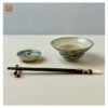 VIETNAM HAND-PAINTED CERAMIC - SOUP BOWL IN FISH PATTERN