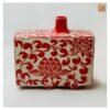 VIETNAM HANDICRAFT CARVING CERAMIC SQUARE VASE IN CLASSIC PATTERN 004 7 Ceramic cups handmade
