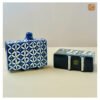 VIETNAM HANDICRAFT CARVING CERAMIC SQUARE VASE IN CLASSIC PATTERN 004 8 gift shop in Hoi An