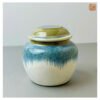 VIETNAM HANDMADE CERAMIC TEA LEAF BOX WITH LIT 7 Unique handmade pottery