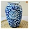VIETNAM HAND-PAINTED CERAMIC 004 - DECORATIVE FLOWER VASE 6 VIETNAM HAND-PAINTED CERAMIC 004 - DECORATIVE FLOWER VASE - Ảnh 3