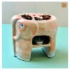 VIETNAM HANDMADE CERAMIC - HERBAL BURNER IN ELEPHANT 9 Unique Handmade Pottery