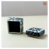 VIETNAM HANDICRAFT CARVING CERAMIC CANDLE BOX 004 - Ảnh 4