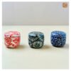VIETNAM HANDICRAFT CARVING CERAMIC CANDLE BOX 005