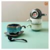 VIETNAM HANDMADE CERAMIC MODERN COFFEE CUP IN SPECIAL DESIGN