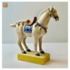 VIETNAM HANDMADE CERAMIC - WHITE HORSE DECORATION