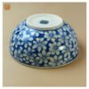 VIETNAM HAND-PAINTED CERAMIC - UDON SOUP BOWL IN BLUE FLOWERS - Ảnh 4