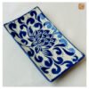 VIETNAM HANDICRAFT CARVING CERAMIC RECTANGLE PLATE S5 - Ảnh 2