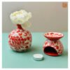 VIETNAM HANDICRAFT CARVING CERAMIC VASE 005 5 Unique handmade pottery