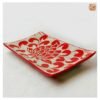 VIETNAM HANDICRAFT CARVING CERAMIC RECTANGLE PLATE S5 - Ảnh 3