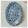VIETNAM HAND-PAINTED CERAMIC - BLUE FLOWER OVAL PLATE 9 VIETNAM HAND-PAINTED CERAMIC - BLUE FLOWER OVAL PLATE - Ảnh 4