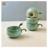 VIETNAM HANDMADE CERAMIC MODERN COFFEE CUP IN SPECIAL DESIGN 14 VIETNAM HANDMADE CERAMIC MODERN COFFEE CUP IN SPECIAL DESIGN - Ảnh 7